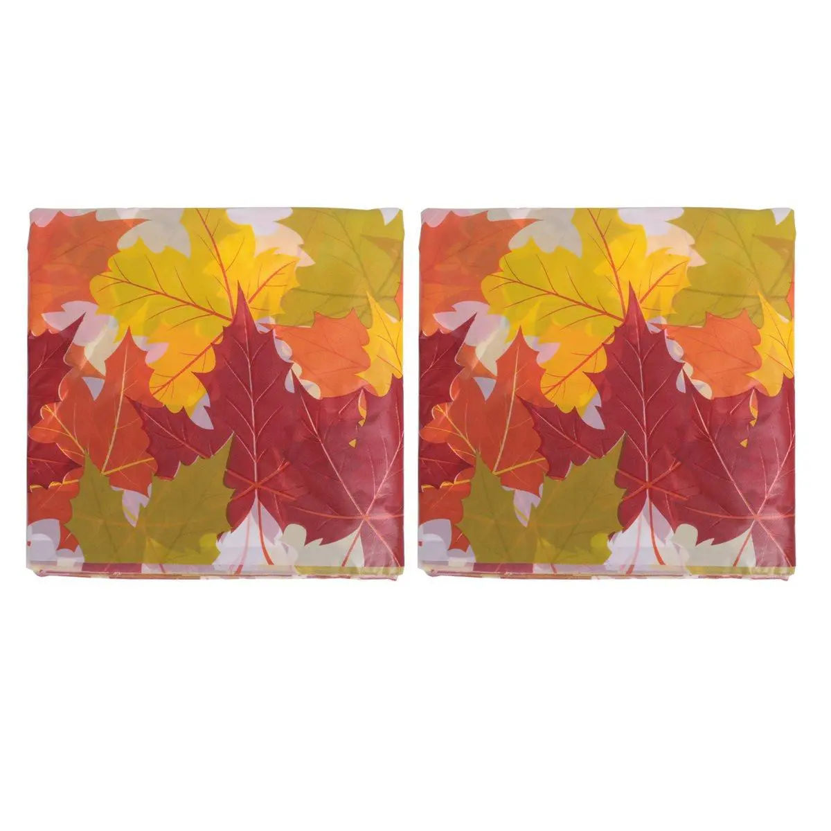 Thanksgiving Autumn Leaf Tablecloth Autumn Maple Leaf Tablecloth Waterproof Rectangular Plastic Tablecloth
