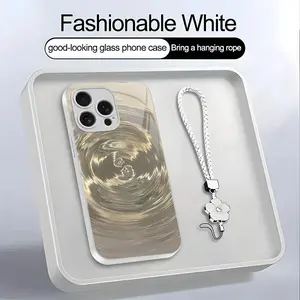 Y2K Liquid Swirl Case Holographic Illusion Cover with Lanyard for iPhone 17/16/15/14/13 Pro Max and Samsung Galaxy S25 Ultra—975