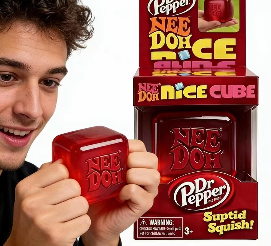 NeeDoh Nice Cube Suptid Squish Beautiful Cube Pinch Music Decompression Toy, Limited Edition