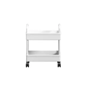Double-layer rolling storage cart