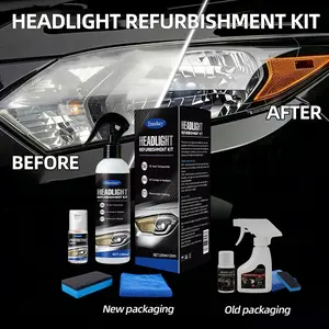 Automotive Headlamp Restoration Fluid Oxidized and Yellowed Automotive Headlamps Blurring Enhanced Crystallization Coating Refurbisher