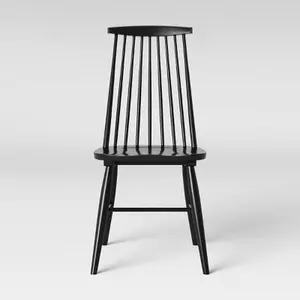 Harwich High Back Windsor Dining Chair Black - Threshold