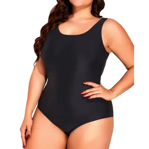 Holipick Plus Size One Piece Swimsuits Tummy Control Bathing Suits Sporty Swimwear  SwimWeek  summervibes