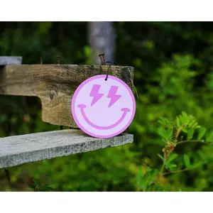 Smiley Air Freshener - Cotton Candy Scent
