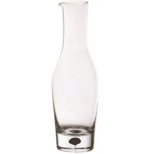 Orrefors 6257485 Intermezzo Modern Crystals Glass Wine Carafe - 38 oz, Blue Drop Design, Hand Wash, International Tabletop Design Award-Winning Kitchen Drinkware for Wine Serving