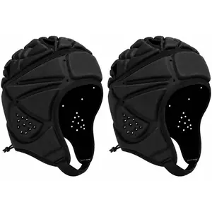 (L) Youth Football Helmet – Adjustable soft-shell rugby cap, lightweight and breathable helmet, suitable for football, ice hockey, baseball, and EVA flag football 7-a-side games
