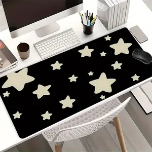 Starry Sky Pattern Mouse Pad, Non-slip Rubber Base Mouse Pad, Fashion Rectangle Gaming Mouse Pad, Office Desk Keyboard Mouse Mat for Home Office Game Room Desk, Desk Accessories