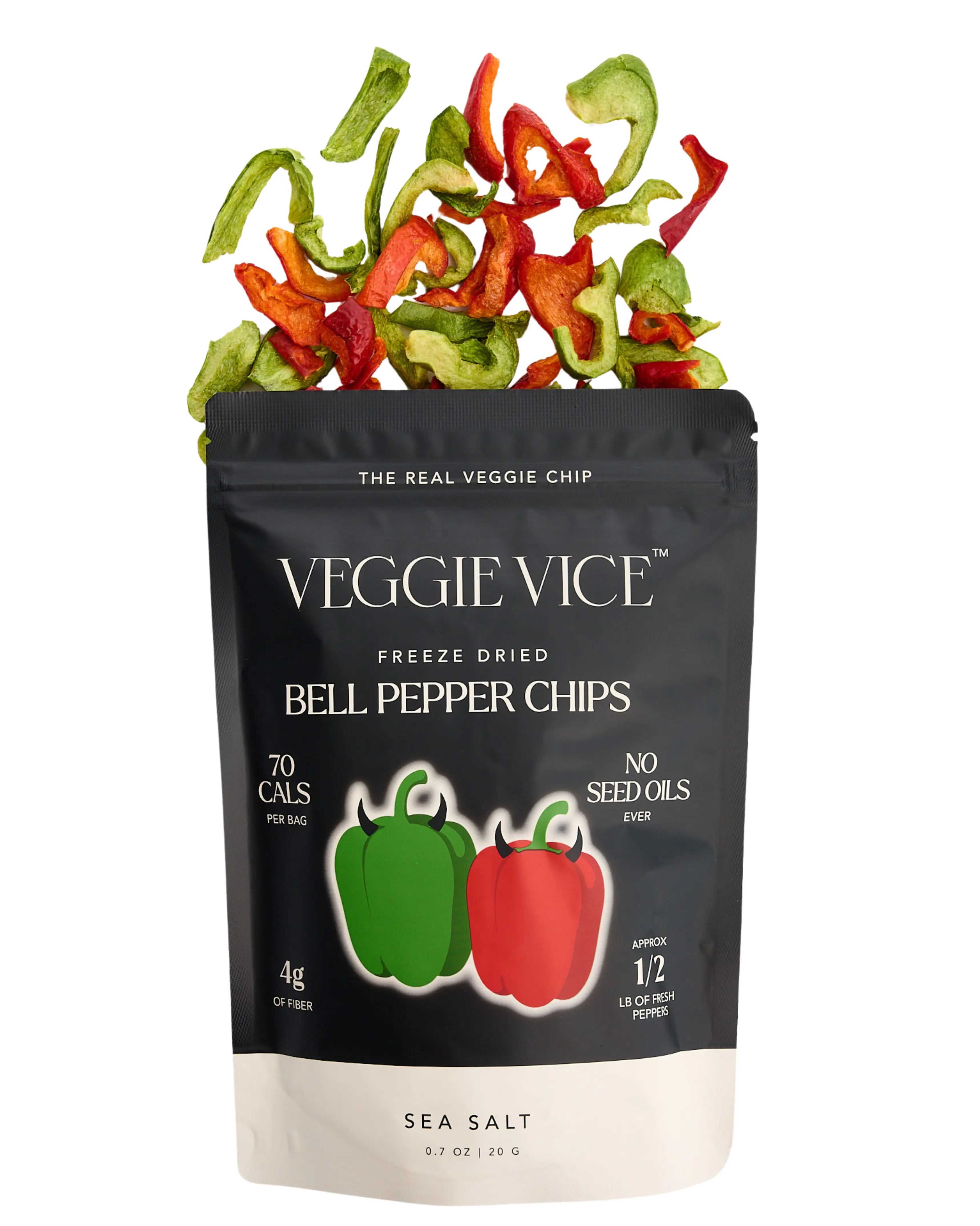 Bell Pepper Chips - Sea Salt - $6.99 / Bag Bell Pepper Chips - Sea Salt - $6.99 / Bag