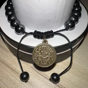 Hematite Astrology Bracelet (GEMINI)