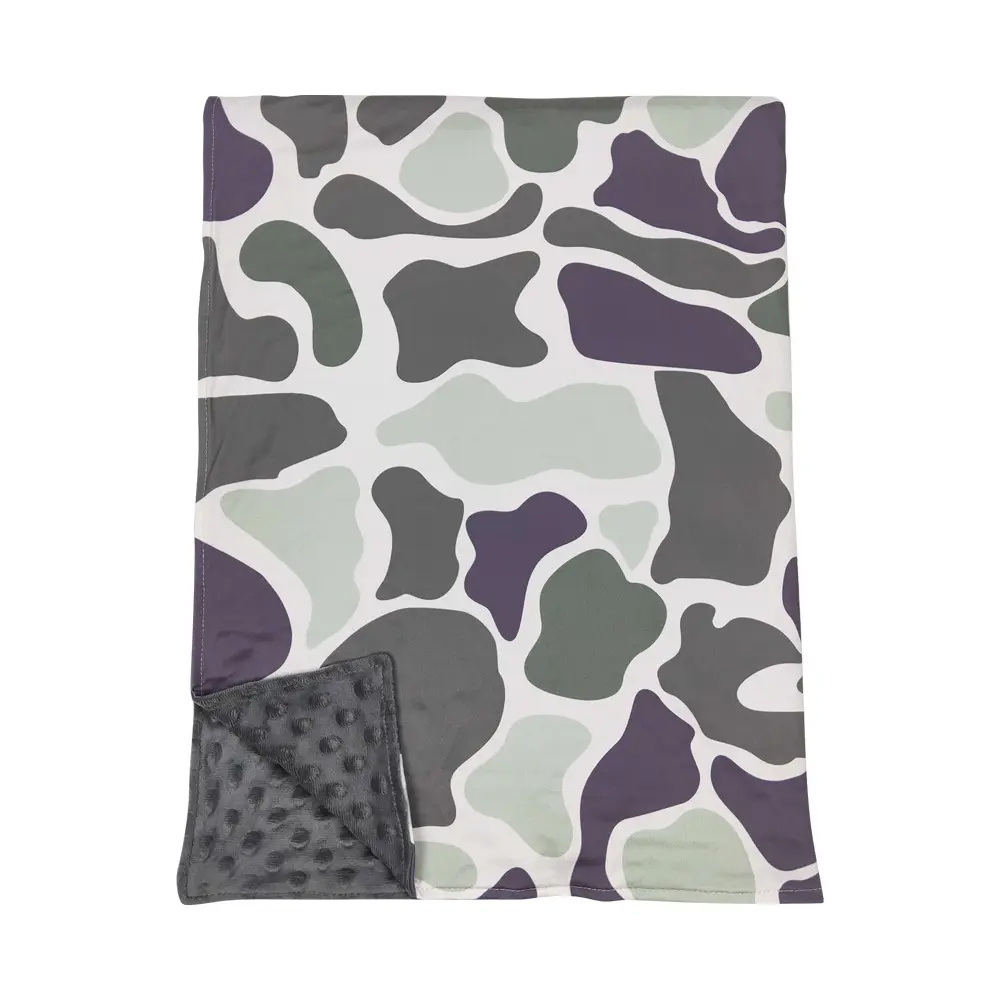 Camo Baby Blankets & Throws, Unisex Soft Warming Bedding for Newborns, All Seasons Cozy Receiving Wrap for Cribs, 29*43 inches