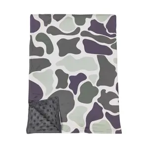 BL0108 Soft Baby Camouflage Blanket - 29*43 in Kids' Scarf & Shawl Accessory, Soft Warming Bedding, Blankets & Throws for 0-3 Months Baby's
