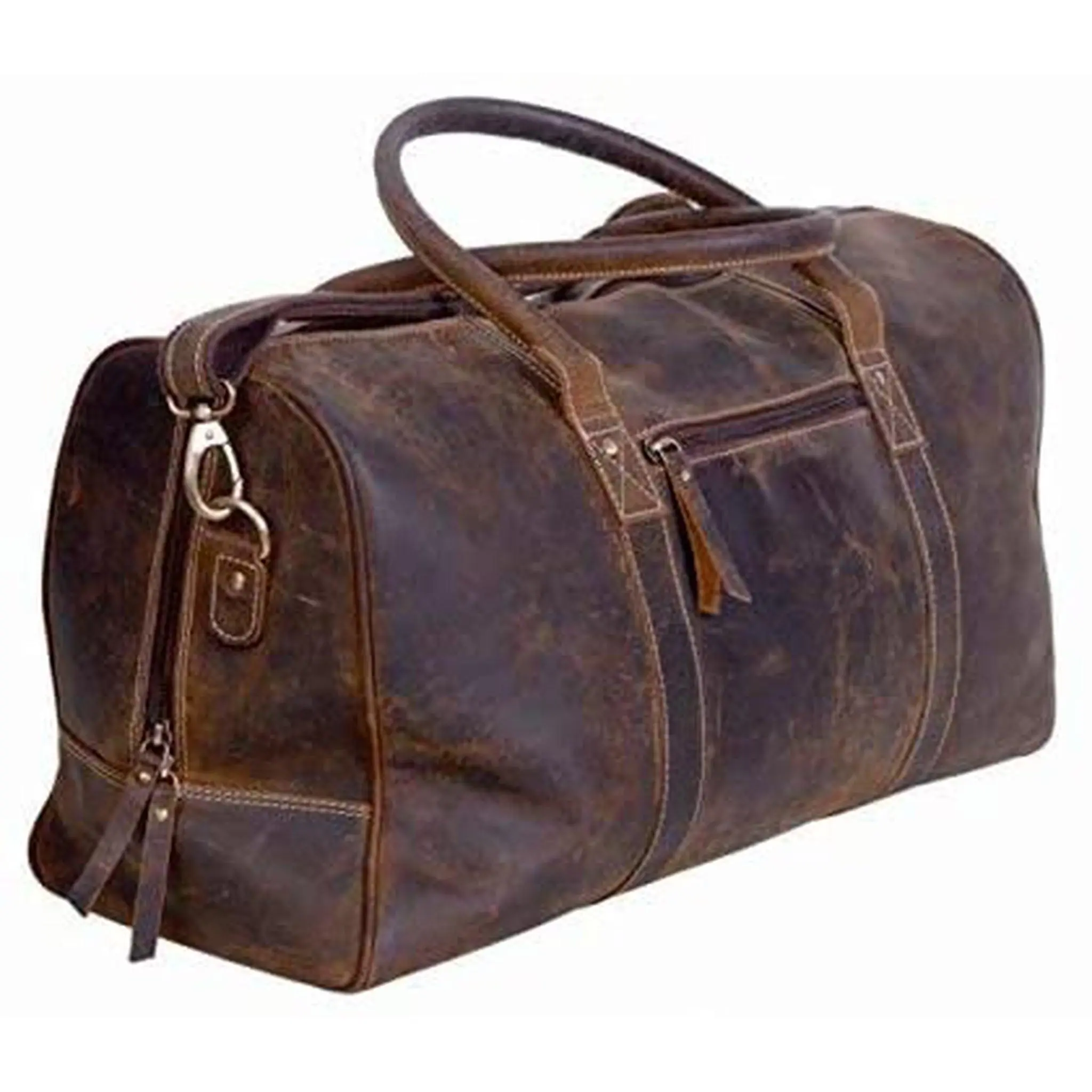 Men's Buffalo Leather Duffel Bag – Refined Business Carry