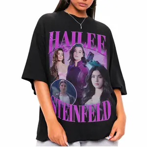 Hailee Steinfeld Vintage Shirt – Celebrity Graphic Tee, Retro Aesthetic Fan T-Shirt
