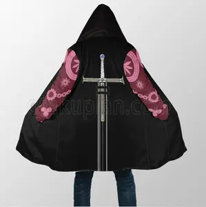 Dracule Mihawk Dream Cloak Coat, Anime Pirate Men's Women's Hooded coat, Fleece Jackets Coats, Gift For Men And Women