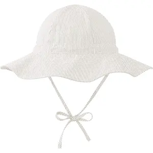 Baby Sun Hat UPF 50+ – Toddler Sun Protection Bucket Hats for 0-4T Infants, Wide Brim Beach Hat for Boys & Girls