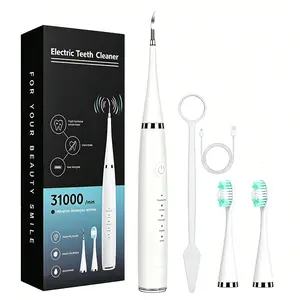 5-Speed Electric Toothbrush with Replacement Brush Head – Sonic Deep Cleaning Toothbrush, Rechargeable Waterproof Toothbrush for Adults, Gum Care & Plaque Removal Oral Care Kit