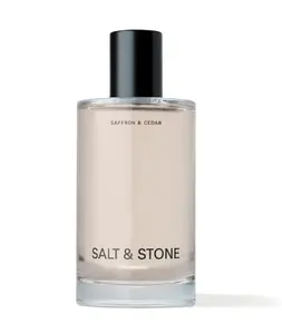 SALT & STONE Saffron & Cedar Body Mist 100ml | Unisex Spicy Woody Fragrance