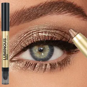 1PC Pearlescent Eyeshadow Pen, 12 Colors, Long-lasting Glitter Bright Eyes, Blue Purple Eyeliner Stick, Eye Makeup Products