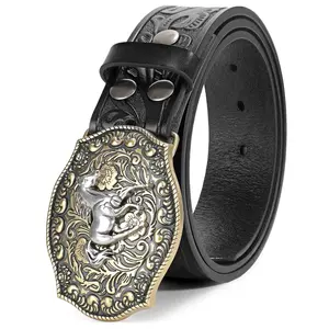XZQTIVE Universal Western Belt Buckles for Men & Women - Stylish Cowboy & Cowgirl Accessories, Perfect for Rodeo, Western Parties, & Everyday Wear