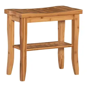 Linon Home Baxter Solid Bamboo Versatile Stool