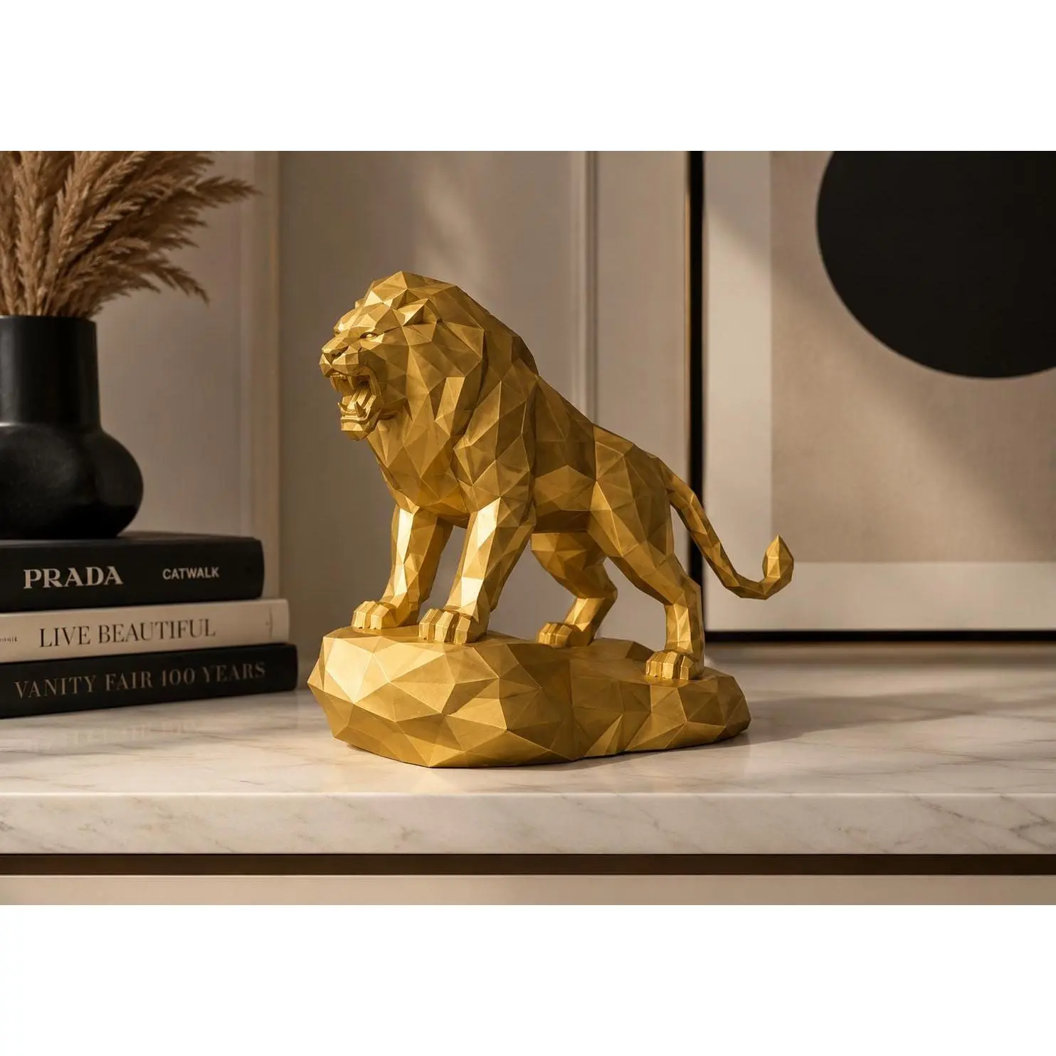 Majestic Lion Statue