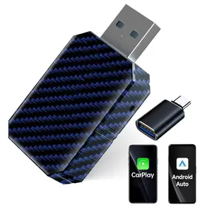 Yurnlv 2026 new color scheme Wireless Apple carplay Adapter ,Stability converts wired to wireless automotive blue tooth electronic accessories