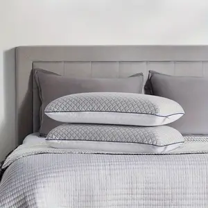 Essentials Cool Touch Memory Foam Pillows, 2 Pack, White