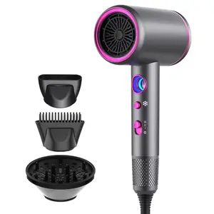 【New Arrival Deal] High Speed Hair Dryer with 110,000 RPM Brushless Motor, Ionic Technology Blow Dryer w/ Diffuser for Fast Drying, Lightweight, Frizz-Free, Salon-Quality for All Hair Types, Cool & Hot Air Modes