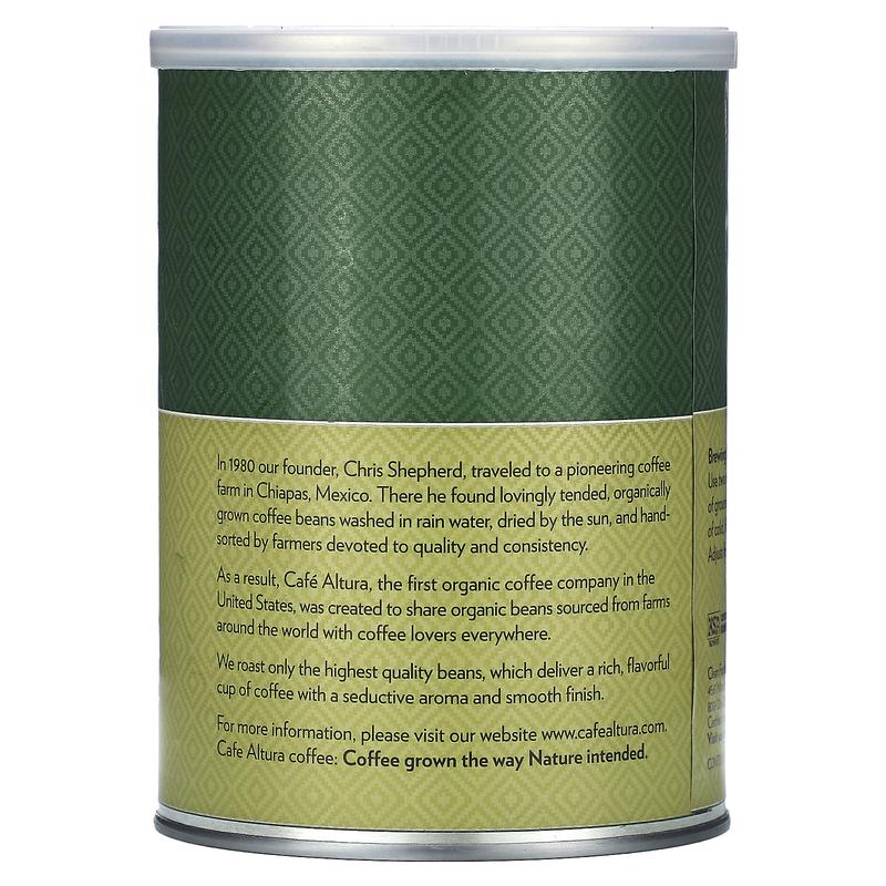 Cafe Altura Organic Coffee, Ground, Dark Roast, 12 oz (340 g)