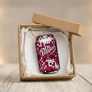 Dr Pepper Christmas Soda Can christmas ornament onesie acrylic ornament