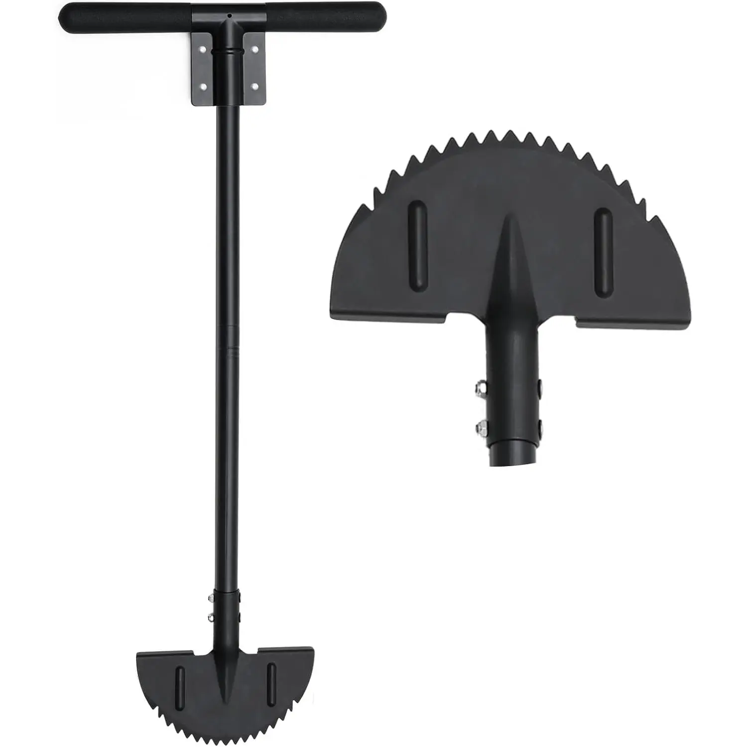 Lawn Edger Tool, Manual Grass Edger Long Handle 36 inch, Steel Hand - Border Half Moon Edger Shovel for Yard, Garden, Landscaping, Sidewalk,  Burying