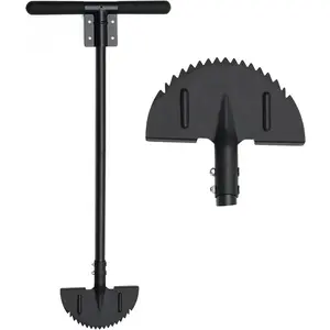 Lawn Edger Tool, Manual Grass Edger Long Handle 36 inch, Steel Hand - Border Half Moon Edger Shovel for Yard, Garden, Landscaping, Sidewalk,  Burying