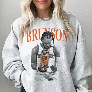 Retro Brunson Champion New York Basketball Vintage Sweatshirt