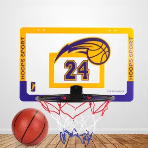 No-Drill Foldable Wall-Mounted Basketball Hoop for Children Indoor & Outdoor Play 20814146539