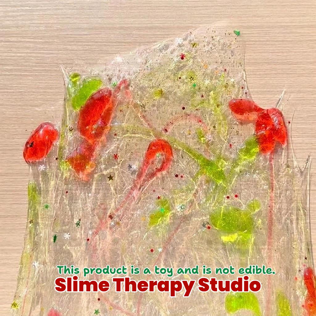 Christmas-Themed Water Slime — 3 Styles: Christmas Tree, Candy Cane, Snow on Christmas Eve (500ml) | Premium Scent | Fascia-like Texture | Whimsical Stress-Relief Toy | ASMR, Stress Relief, Fidget Toy, Best-Selling