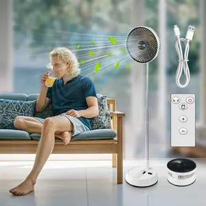 Portable Fan, 1 Count USB Rechargeable Personal Fan, Retractable Desktop Fan, Desktop Fan for Home Office, Adjustable Speeds Fan, Household Appliances, USB Charging Fan