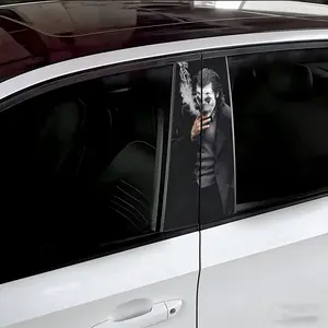 Protective Car Pillar Stickers, 2 pcs - Waterproof, Durable Vinyl Decals for b-Pillar, Car Door Trim Stickers