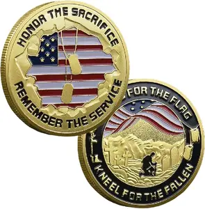 America 250 Army Veteran Challenge Coin, U.S. Independence Commemorative Coin, Patriotic Gift for Veterans, Collectors and Military Families