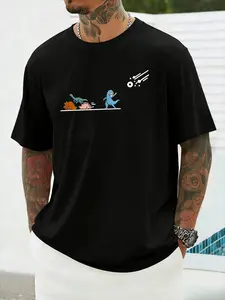 Funny Dinosaur Asteroid Meme T-Shirt for Everyday Wear, Cute Dino Extinction Joke Gift, Sarcastic Last Dinosaur Standing Tee, Edgy Cartoon Top