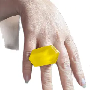 The Iceberg Statement Ring ​Stop scrolling. This XL Faceted Clear Power Ring is your new obsession. Size USA 9.5 Size EUROPEAN 19.5