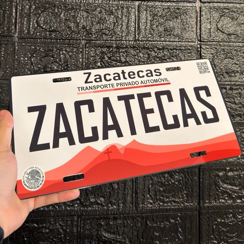 Zacatecas Personalized License Plate
