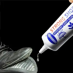 60ML Strong Shoe Repair Glue, Multi-Purpose Adhesive for Sneakers, Leather Shoes, Cloth Shoes, DIY Handmade Quick Fix, Precision Nozzle