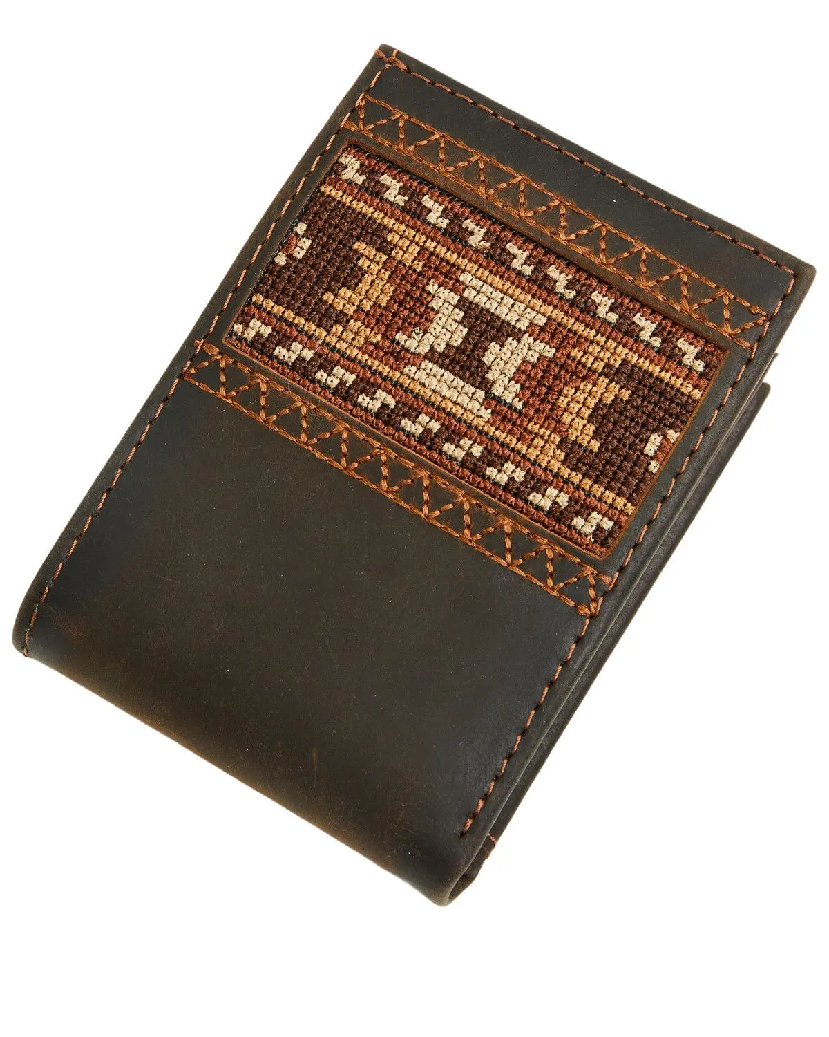 Cody James Men's Men'S Southwestern Bifold Leather Wallet - 2611157711