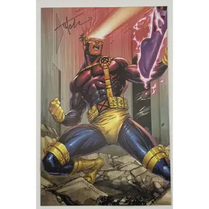 X-Men #6 Comic Book, Signed by Tyler Kirkham, Tyler Kirkham Unknown Connecting Exclusive Cover Virgin Variant