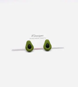 Mini Avocado Stud Earrings