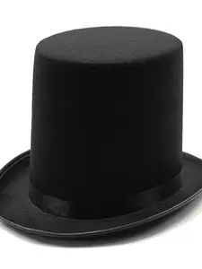 Unisex High Top Hat, Magician Party Stage Hat, Victorian Vintage Style, Christmas Performance Cosplay Hat, Multi-Color Options
