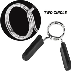 2/4 Piece Set 1 Inch Barbell Clamps, Dumbbell Handle Fixed Clips, Smooth Rod Clamps, Locking Spring Bars, Non-Slip Rings, Gym Accessories, Fitness Accessories