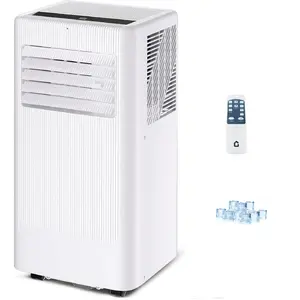 OP-Portable Air Conditioner w/ Dehumidifier & Fan | Cools Rooms up to 560 Sq.Ft, Remote Control, LED Display, White​​ Body