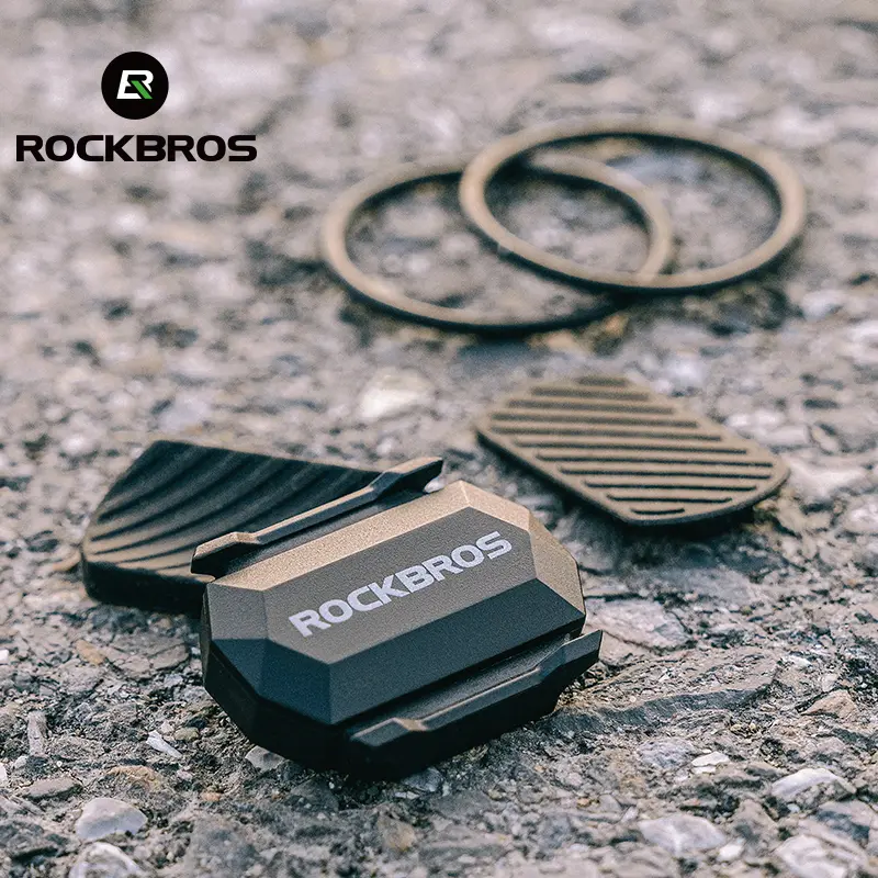 ROCKBROS RPM 2-in-1 Speed and Cadence Cycling Sensor, Universal Fit Dual Band ANT+ Bluetooth for Road, Gravel & Mountain Bike Efficiency, Speed Measurement, Compatibility, Pedal
