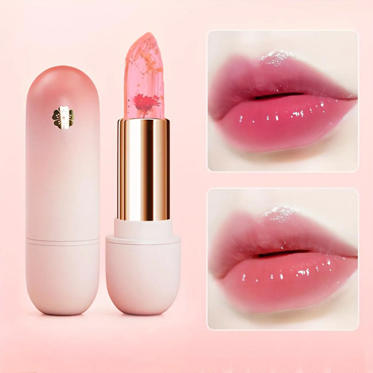 Temperature Color Changing Lipstick, Moisturizing Lip Balm, Compact Hydrating Glossy Lip Glaze Stick, Plumping Lip Oil Lip Stick for Girls and Women, Color Lipgloss, Lip moisturizer gloss, Hydrate, Lip Glow, Lip Care